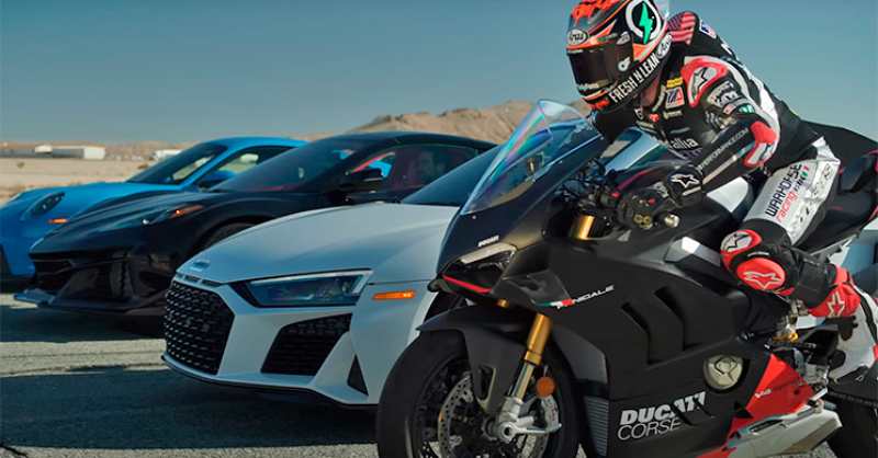 _Drag Race Ducati Panigale V4 sp2-1 vs super car-1