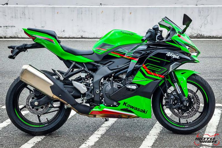 รีวิว Kawasaki Ninja ZX4R SE แรงเต็มข้อ 77 ม้า ท็อปสปีด 240 กม./ชม.