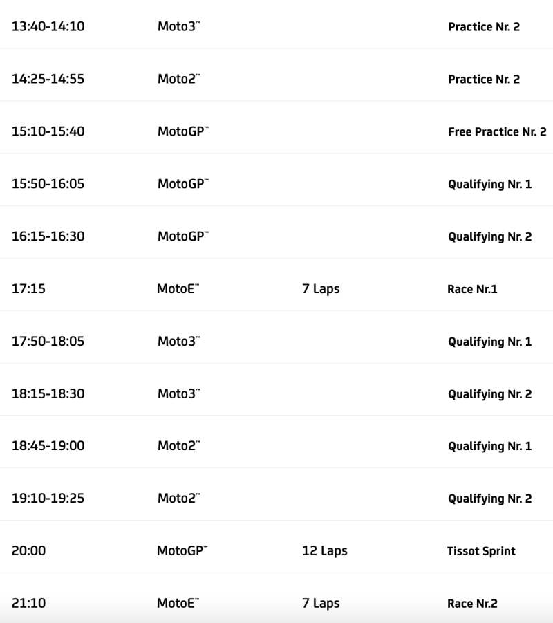 _schedule MotoGP 2024 round 6 Spain-2