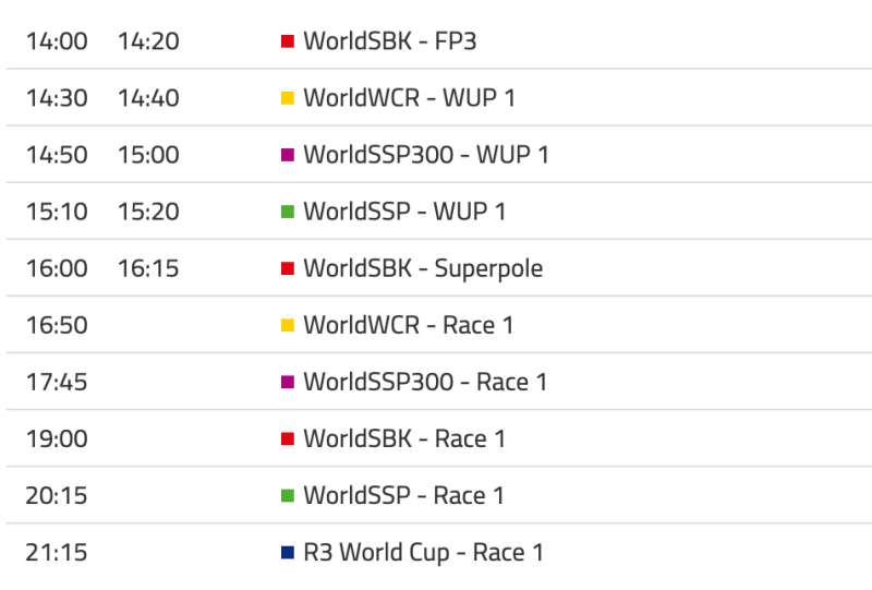 _schedule worldsbk 2024 round 4 italy-2