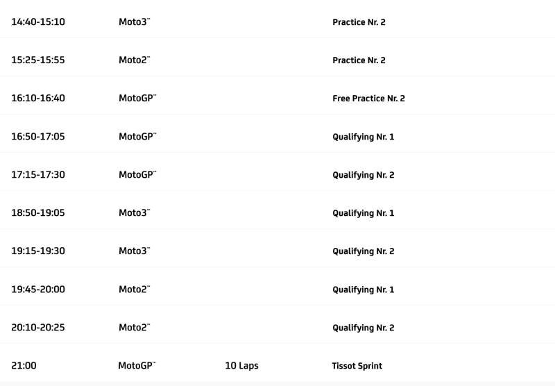 Schedule-MotoGP-2024-Round-10-Silverstone