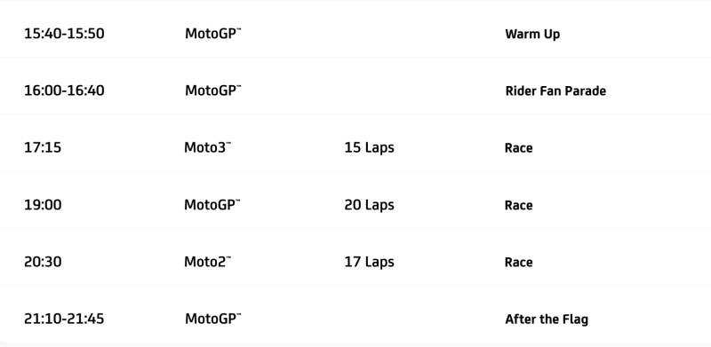 Schedule-MotoGP-2024-Round-10-Silverstone