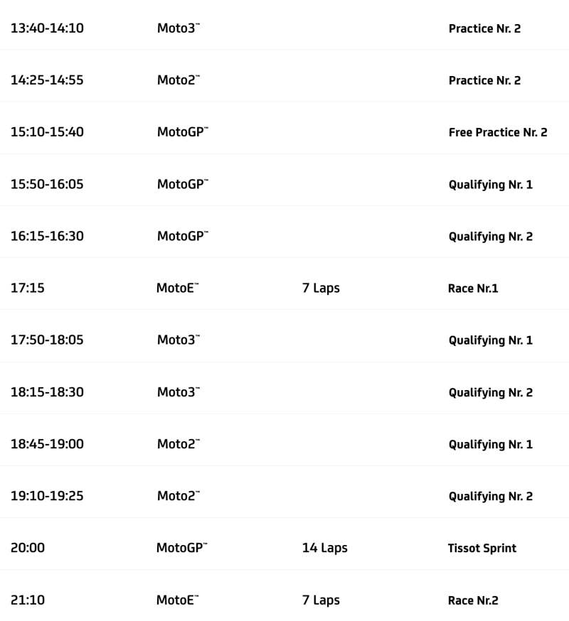 schedule MotoGP 2024 Round 11 Red Bull Ring-1