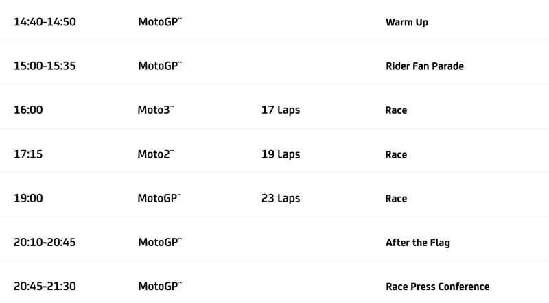 schedule-MotoGP-2024-Round-12-Aragon-Spain