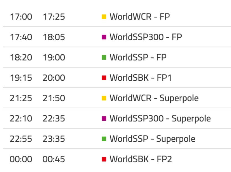 schedule-WorldSBK-2024-Round-7-Algrave