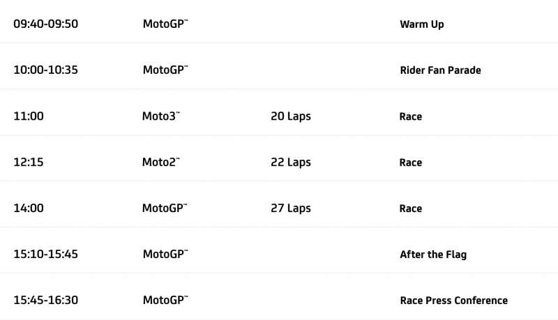 schedule-MOtoGP-2024-Round-15-Mandalika