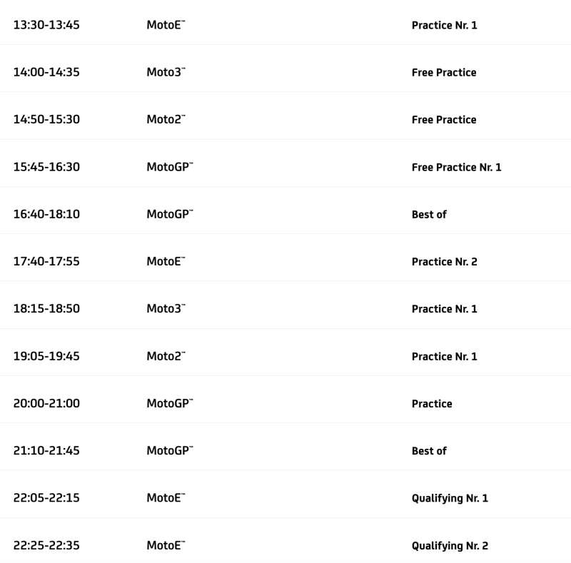 schedule MotoGP 2024 Round 13 Misano-3