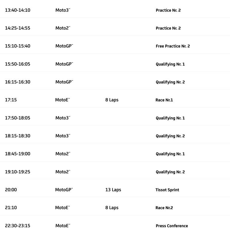 schedule MotoGP 2024 Round 13 Misano-3