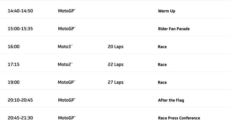 schedule MotoGP 2024 Round 13 Misano-3