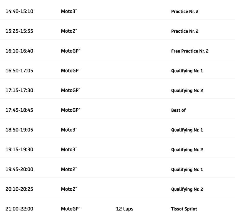 schedule motogp 2024 round 20 spain-1