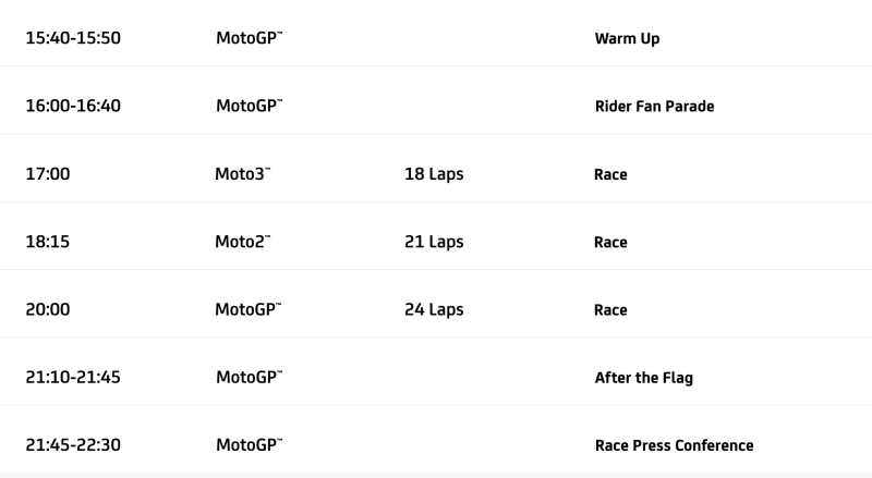 schedule motogp 2024 round 20 spain-1